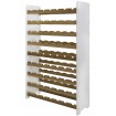 Dębowy regał na wino RW-20 /63 butelki/ – White & Light Oak