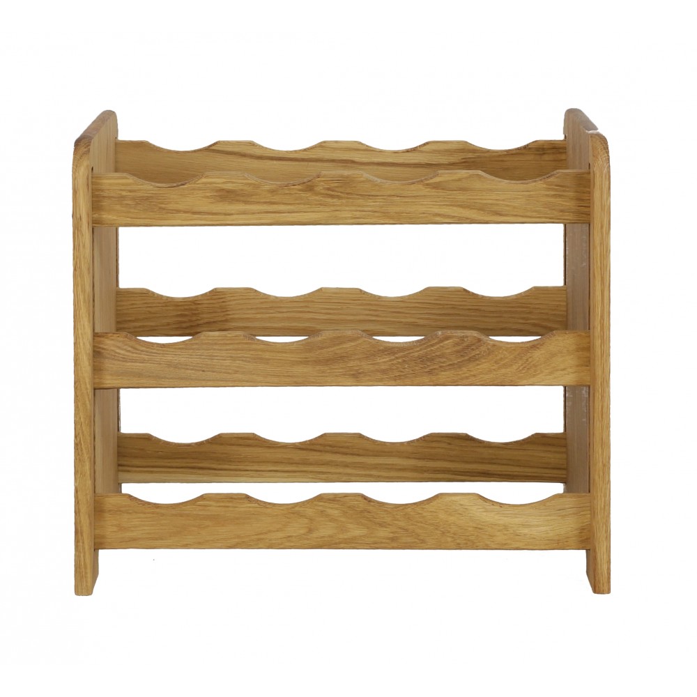 Dębowy Regał na Wino RW-22/12 butelek/ Olejowany