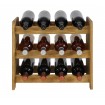 Dębowy Regał na Wino RW-22/12 butelek/ Olejowany