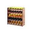 Regał na wino RW-16 /30 butelek/ - Brązowy Dekor