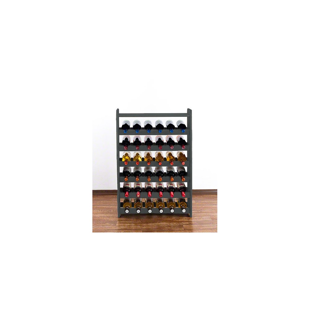 Regał na wino z półką RW-16 /36 butelek/ - Szary