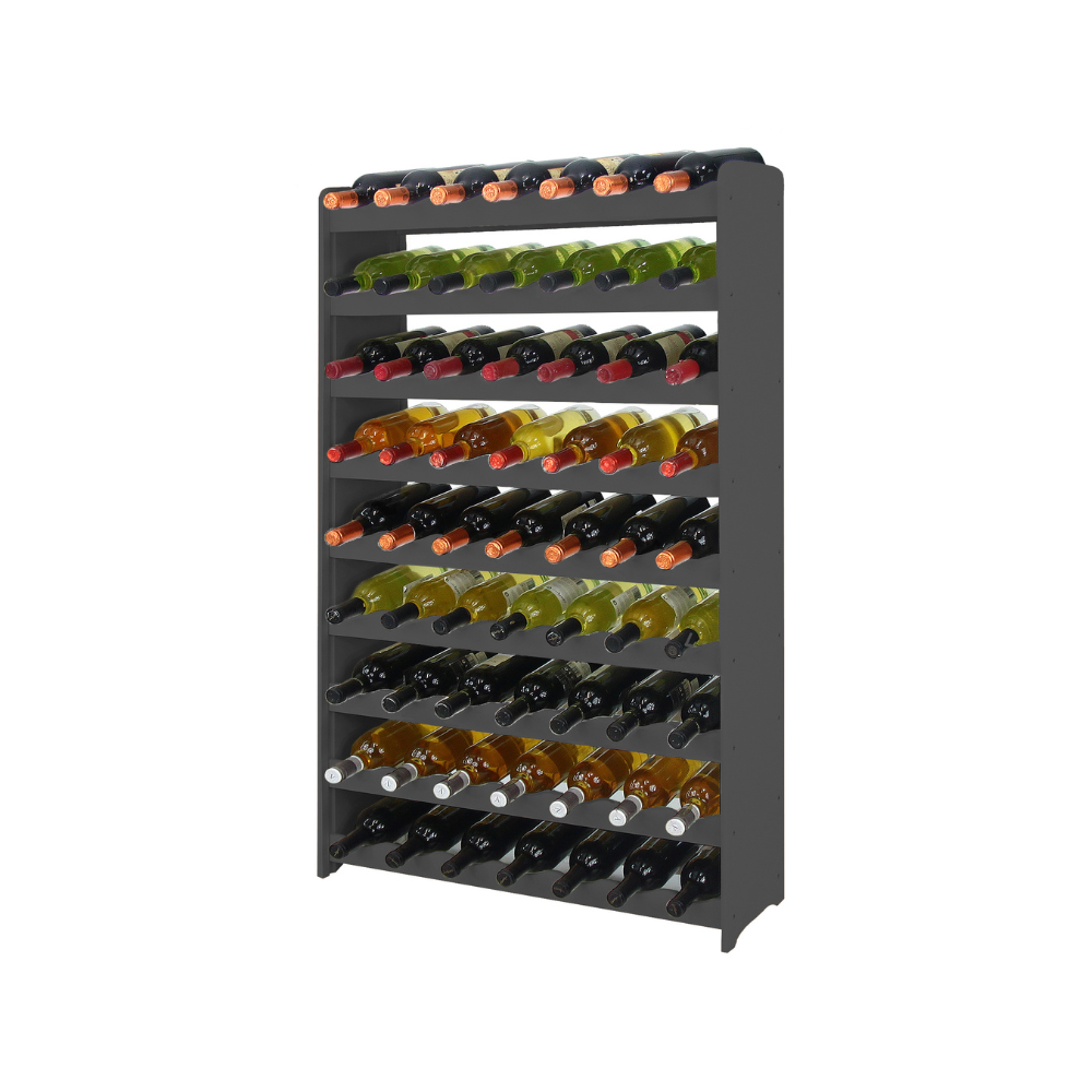 Regał na wino RW-16 /63 butelki/ - Szary