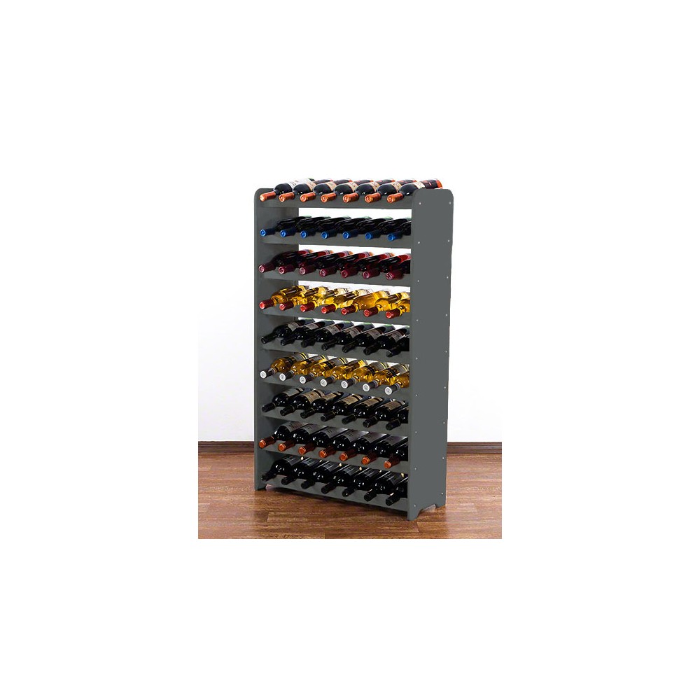 Regał na wino RW-16 /63 butelki/ - Szary