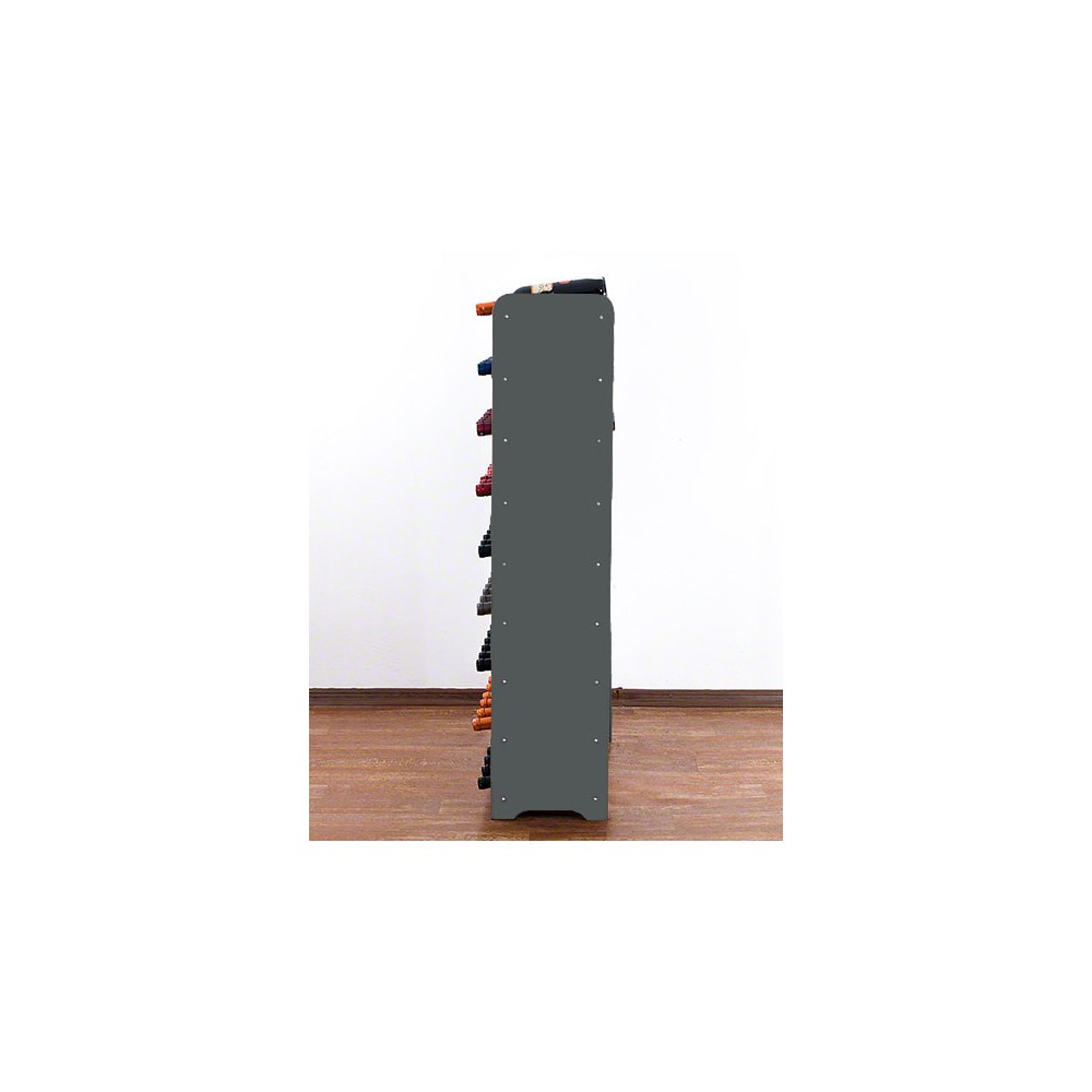 Regał na wino RW-16 /63 butelki/ - Szary