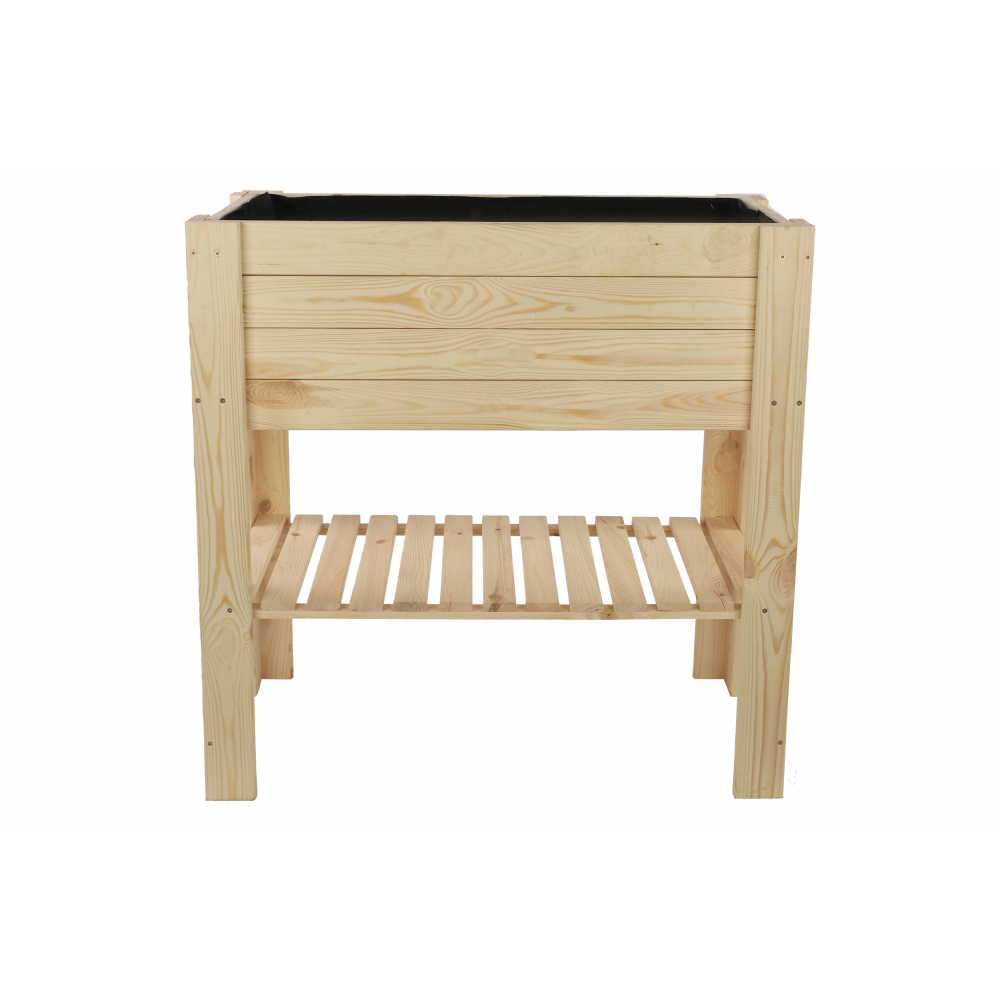 Skrzynia do uprawy – na nóżkach ZB4 / 79,5X79,5X42,6cm / Naturalny