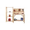 Drewniany Stół Warsztatowy SWD szer. 120cm - Niemalowany