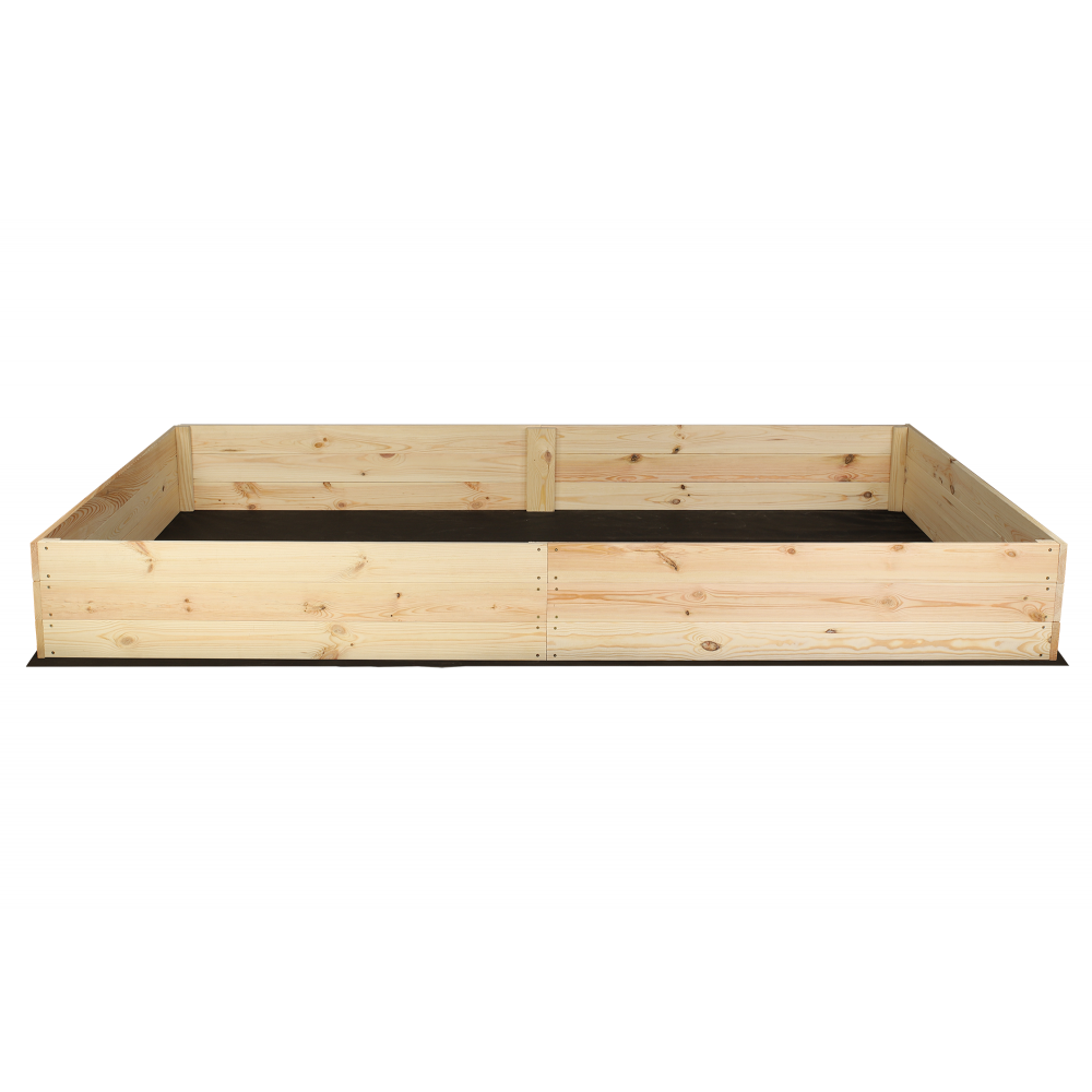 Wielka skrzynia ogrodowa ZP06 /27x237x100 cm/ Naturalna