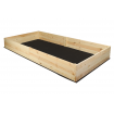 Wielka skrzynia ogrodowa ZP06 /27x237x100 cm/ Naturalna