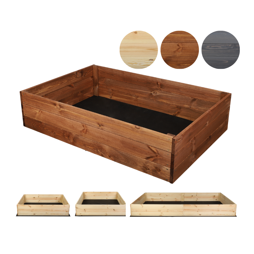 Skrzynia ogrodowa ZP06 /27x103x80 cm/ Brązowa