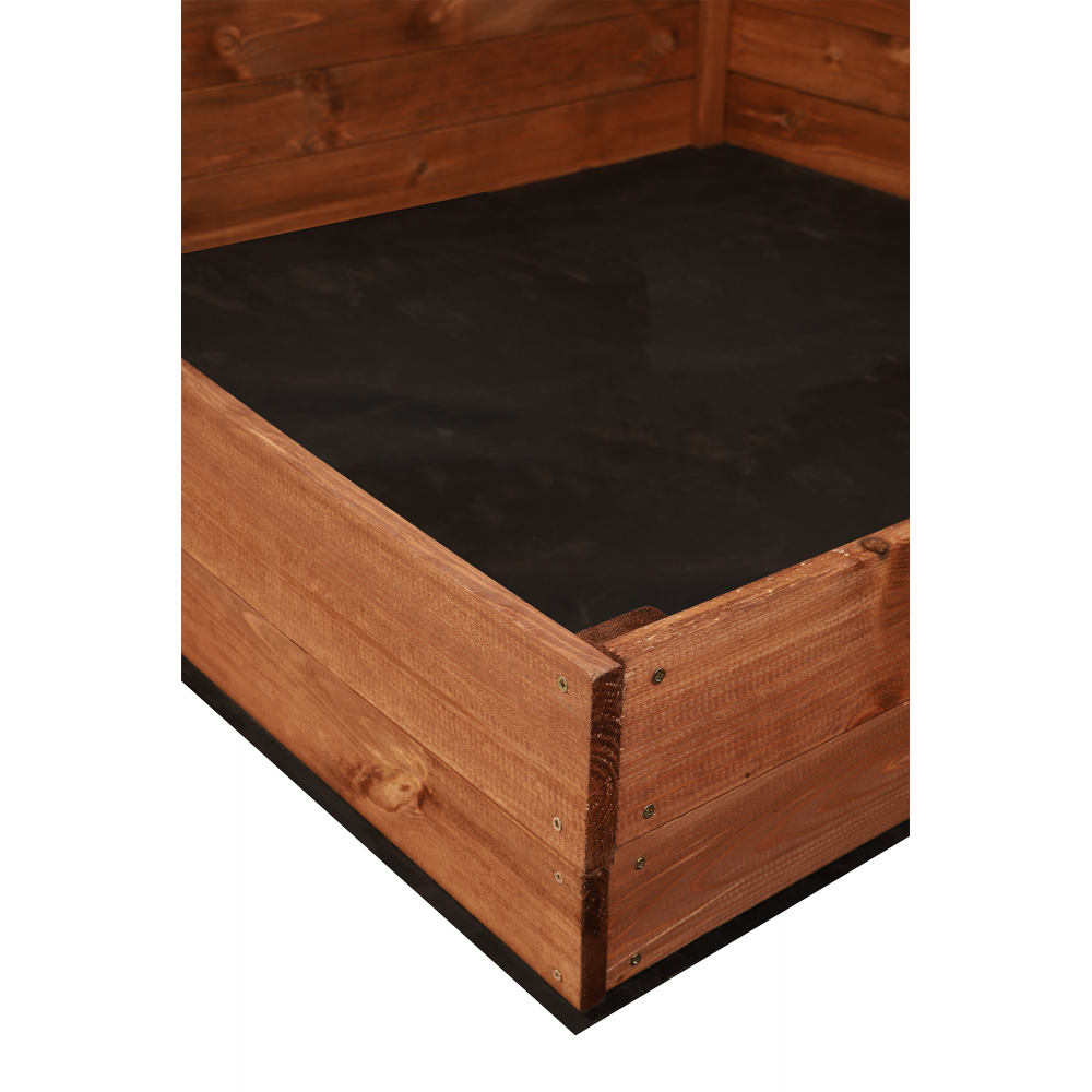 Skrzynia ogrodowa ZP06 /18x103x100 cm/ Brązowa