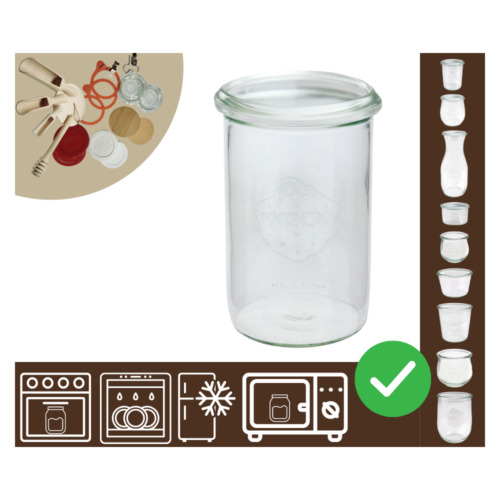 Słoiki WECK / żaroodporny słoik 1050ml 1l MOLD