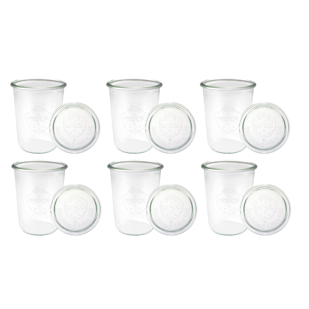 Słoiki WECK 6szt/ szklane wieko słoik 850ml MOLD