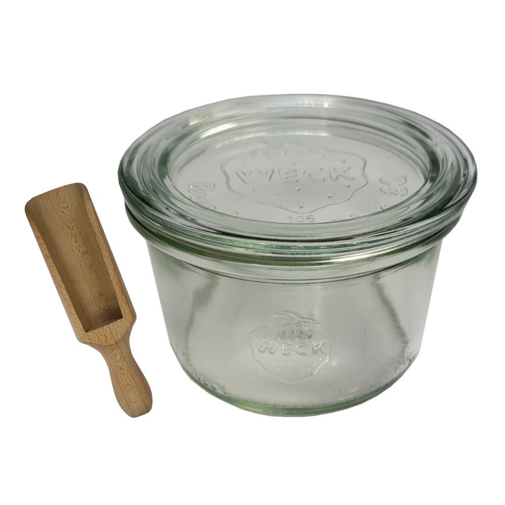 Słoiki WECK / szklane wieko, miarka słoik 200ml MOLD