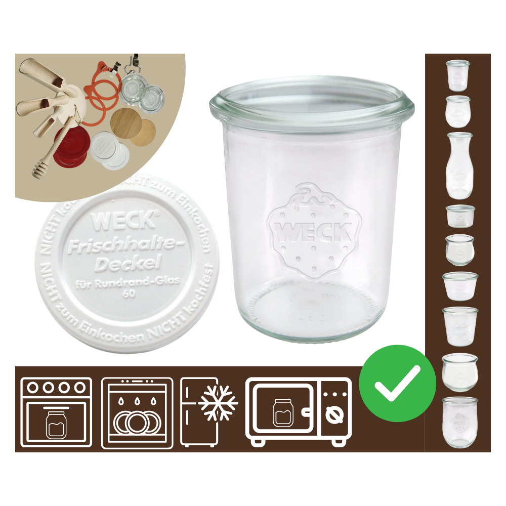 Słoiki WECK / plastikowe wieko słoik 160ml MOLD