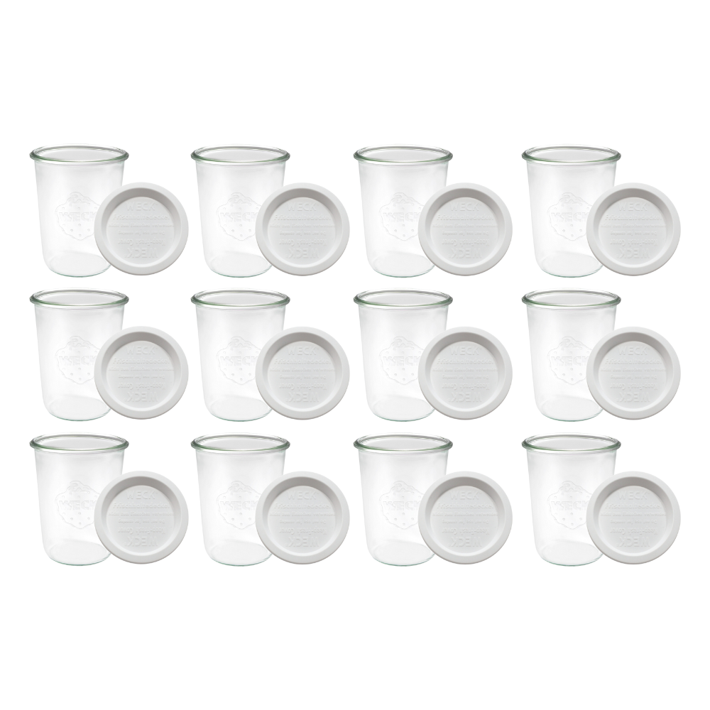 Słoiki WECK 12szt/ plastikowe wieko słoik 850ml MOLD