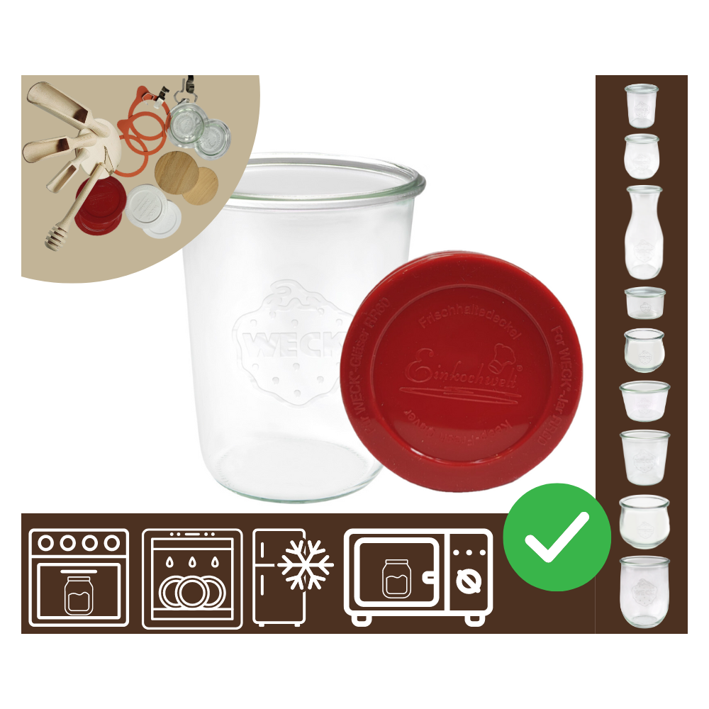 Słoiki WECK / silikonowe wieko słoik 850ml MOLD