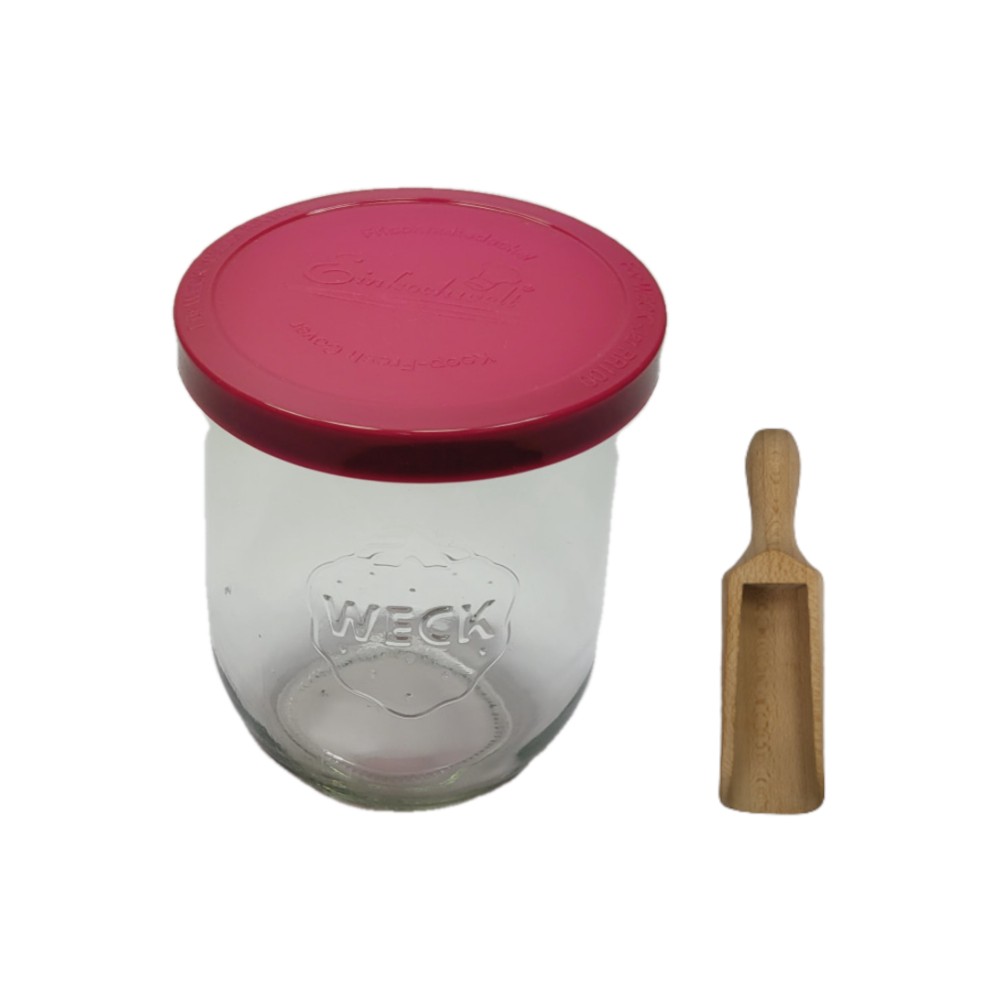 Słoiki WECK / silikonowe wieko, miarka słoik 1l 1062ml TULIP