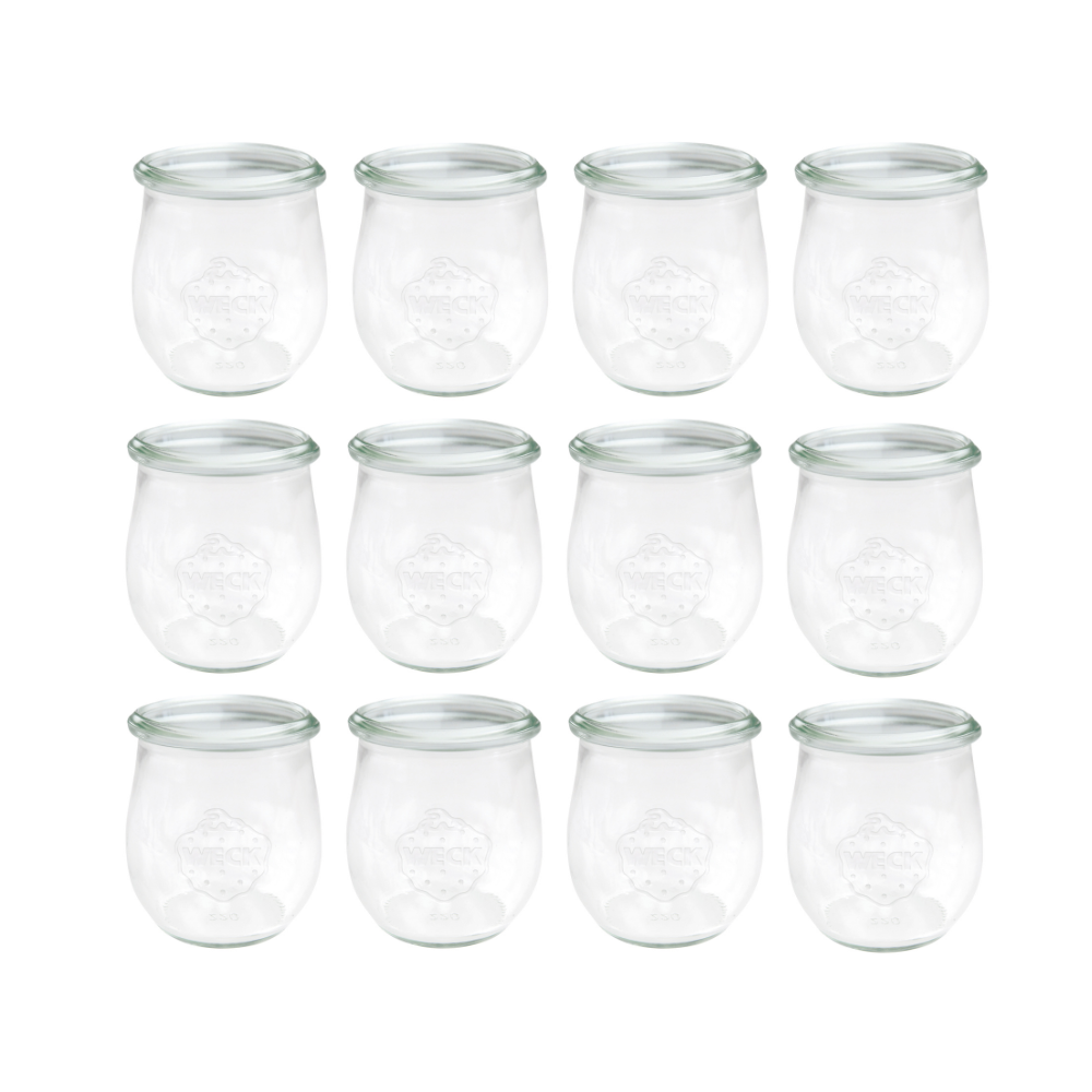 Słoiki WECK 12szt/ żaroodporny słoik 220ml TULIP