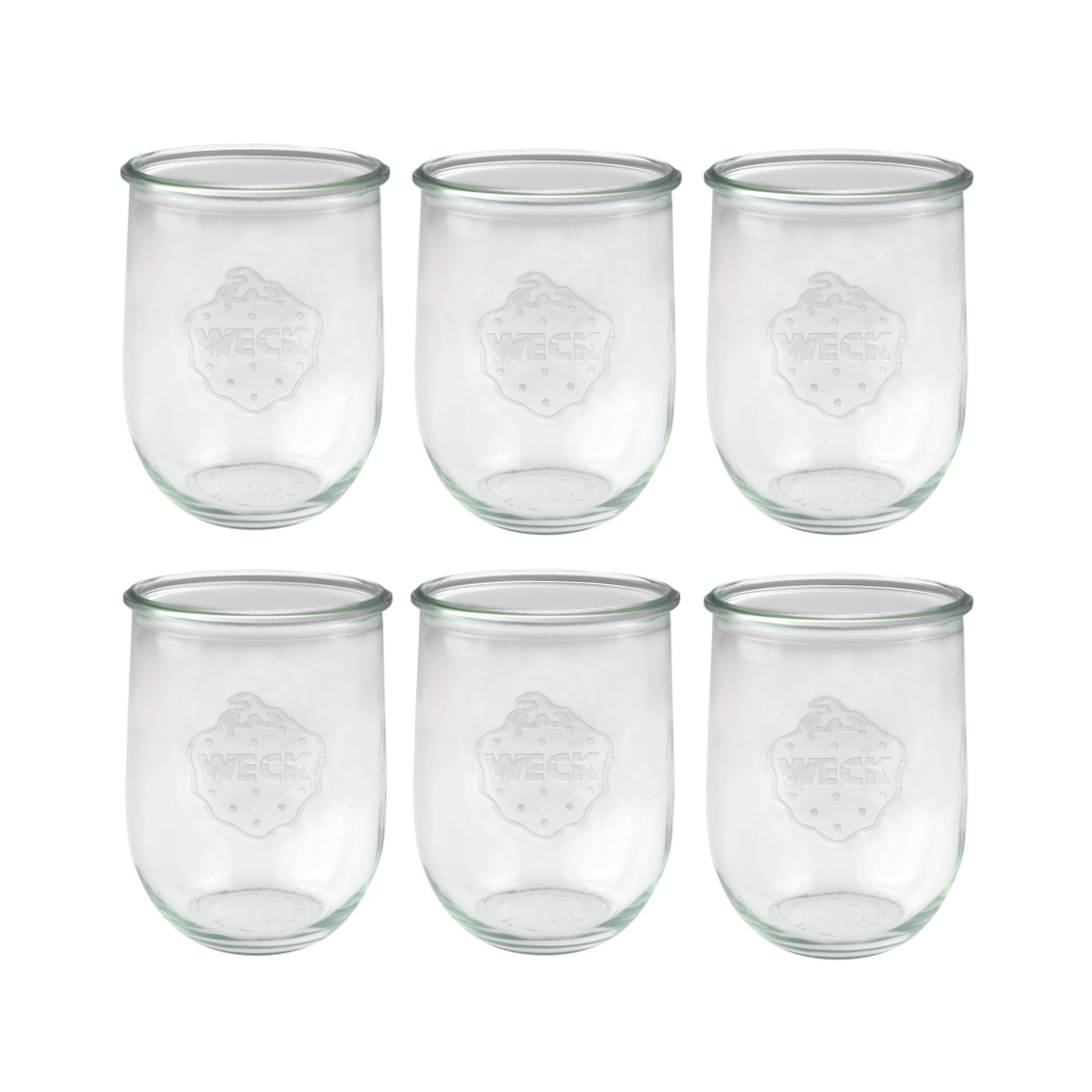 Słoiki WECK 6szt/ żaroodporny słoik 1l 1062ml TULIP