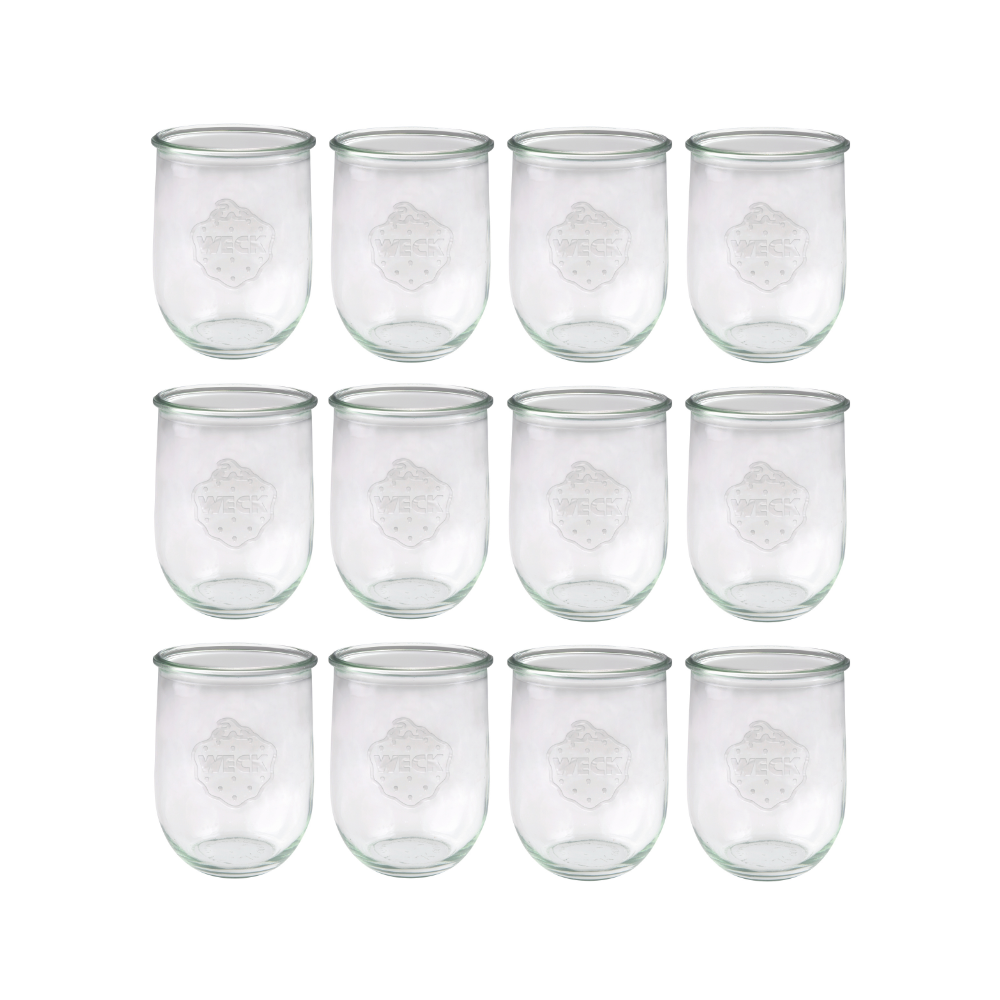 Słoiki WECK 12szt/ żaroodporny słoik 1l 1062ml TULIP