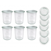 Słoiki WECK x6 / szklane wieko słoik 160ml MOLD