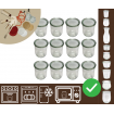 Słoiki WECK 12szt/ szklane wieko słoik 1l 1062ml TULIP