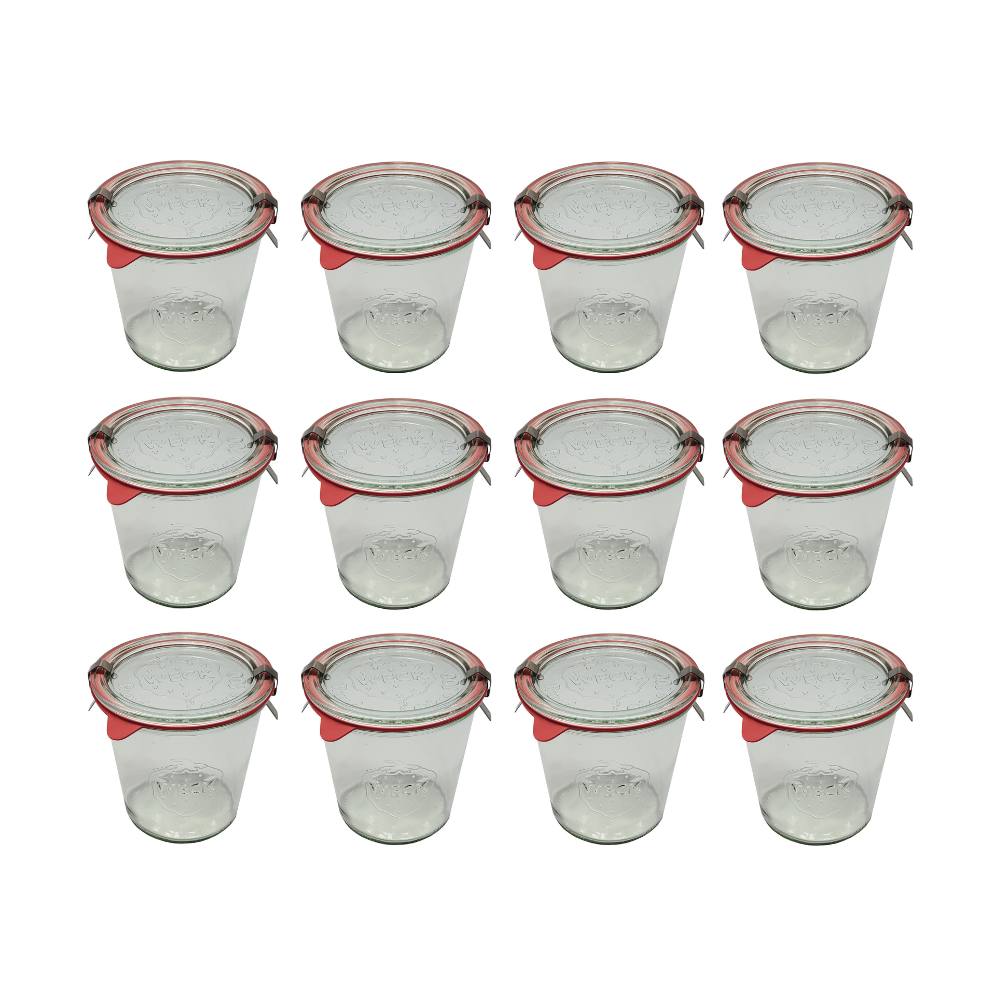 Słoiki WECK 12szt/ szkl. wieko,gumka, bl słoik 580ml MOLD