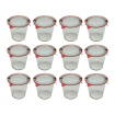 Słoiki WECK 12szt/ szkl. wieko,gumka, bl słoik 580ml MOLD