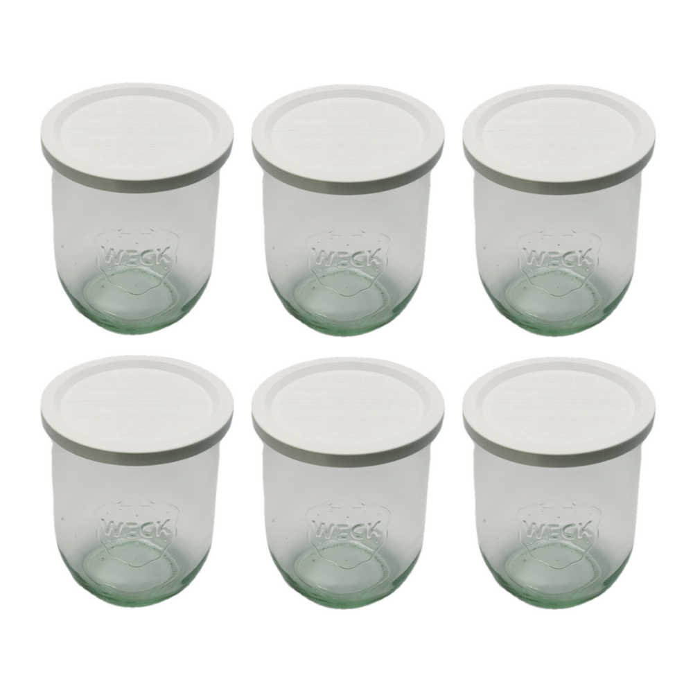 Słoiki WECK 6szt/ plastikowe wieko słoik 1l 1062ml TULIP