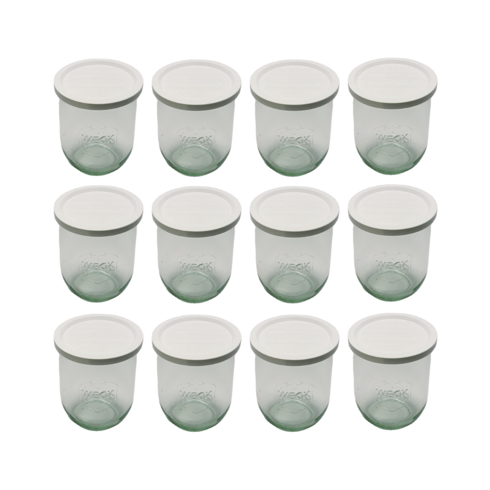 Słoiki WECK 12szt/ plastikowe wieko słoik 1l 1062ml TULIP