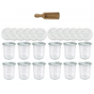 Słoiki WECK x12 / plastikowe wieko, miarka słoik 160ml MOLD