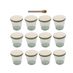 Słoiki WECK 12szt/ drewniane wieko, nabierak słoik 580ml MOLD