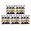Modułowy stojak na wino x5 /45+12 butelek — RW7 — Brązowa sosna