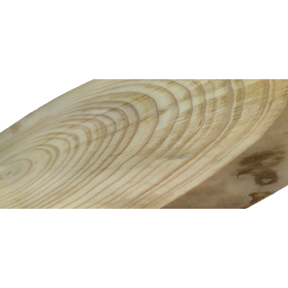 Okorowany Plaster Modrzewia 50-55 cm/ gr. 2 cm/ Szlifowany