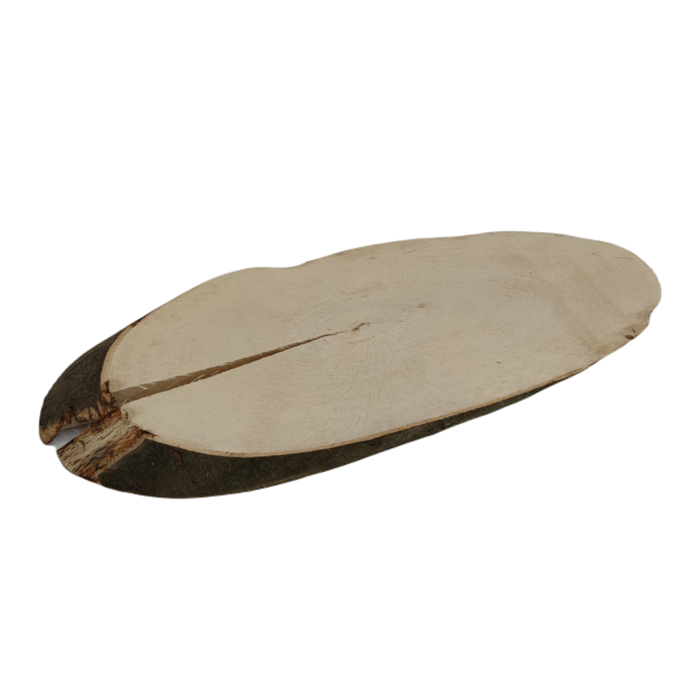 Okorowany Plaster Bukowy 50-55 cm/ gr. 2 cm/ Szlifowany