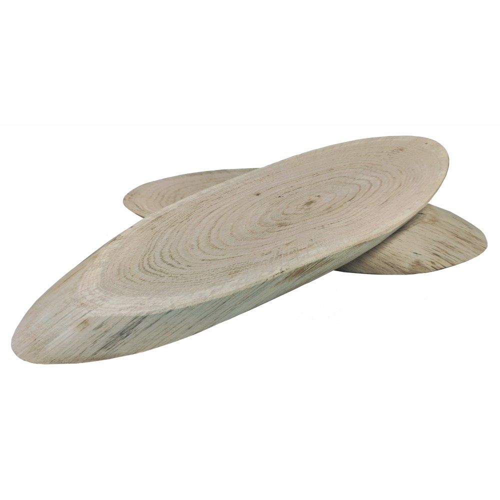 Okorowany Plaster Dębu 30-35 cm/ gr. 2 cm/ Szlifowany