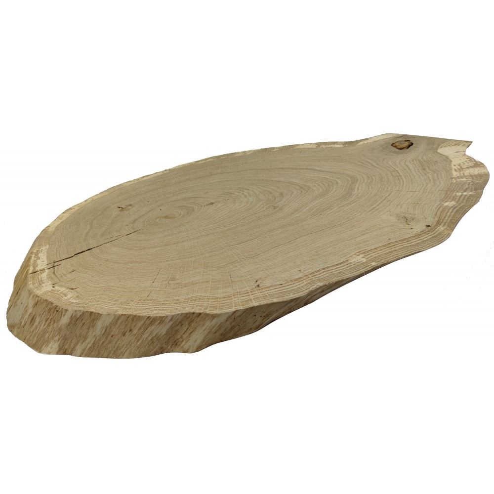 Okorowany Plaster Dębu 82x39 cm/ gr. 6 cm/ Szlifowany Unikat 123150