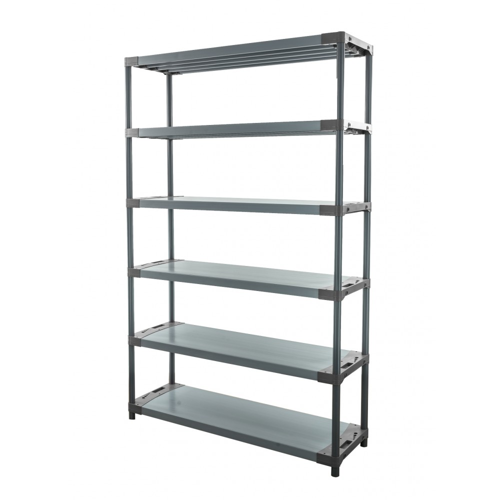 Regał magazynowy plastikowy JUPITER-6_140_SZAR