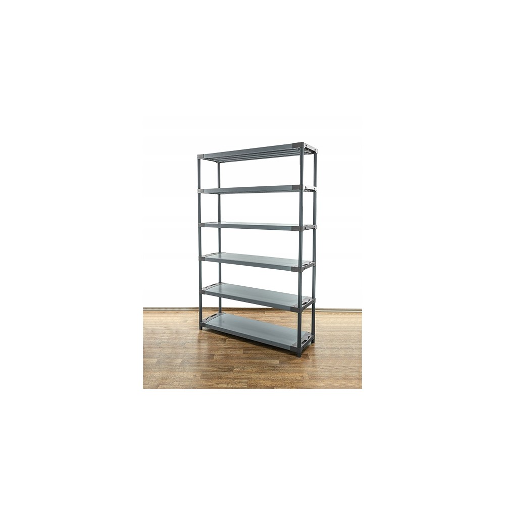 Regał magazynowy plastikowy JUPITER-6_140_SZAR