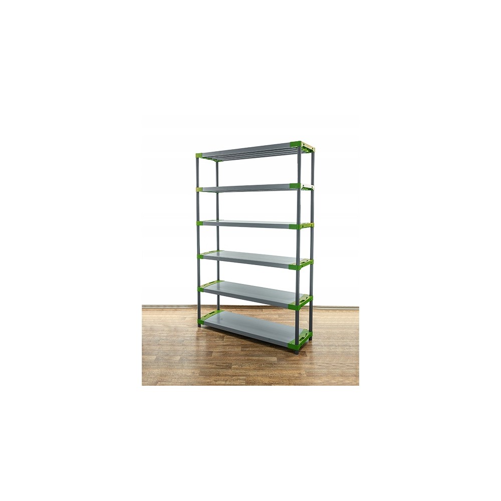 Regał magazynowy plastikowy JUPITER-6_140_ZIEL