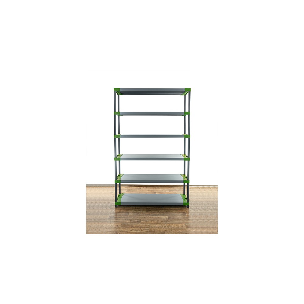 Regał magazynowy plastikowy JUPITER-6_140_ZIEL