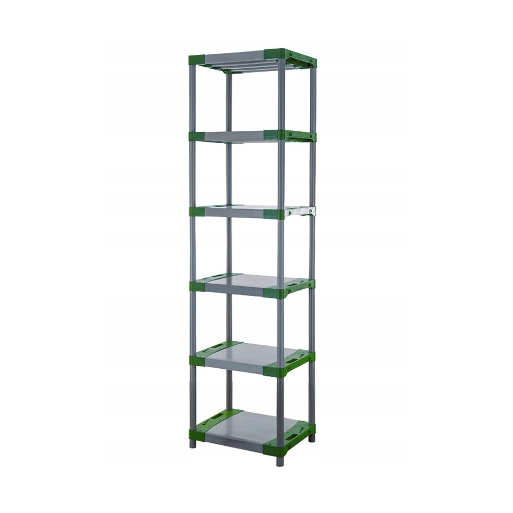 Regał magazynowy plastikowy JUPITER-6_080_ZIEL