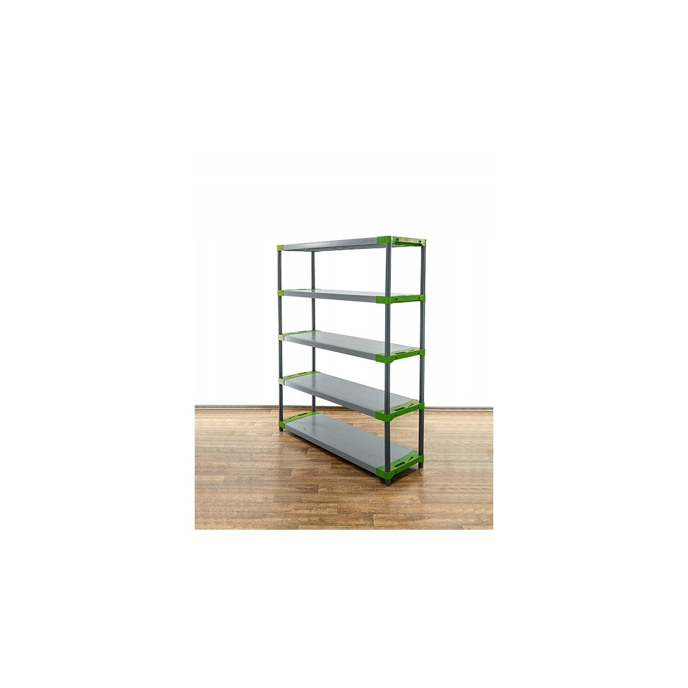 Regał magazynowy plastikowy JUPITER-5_150_ZIEL