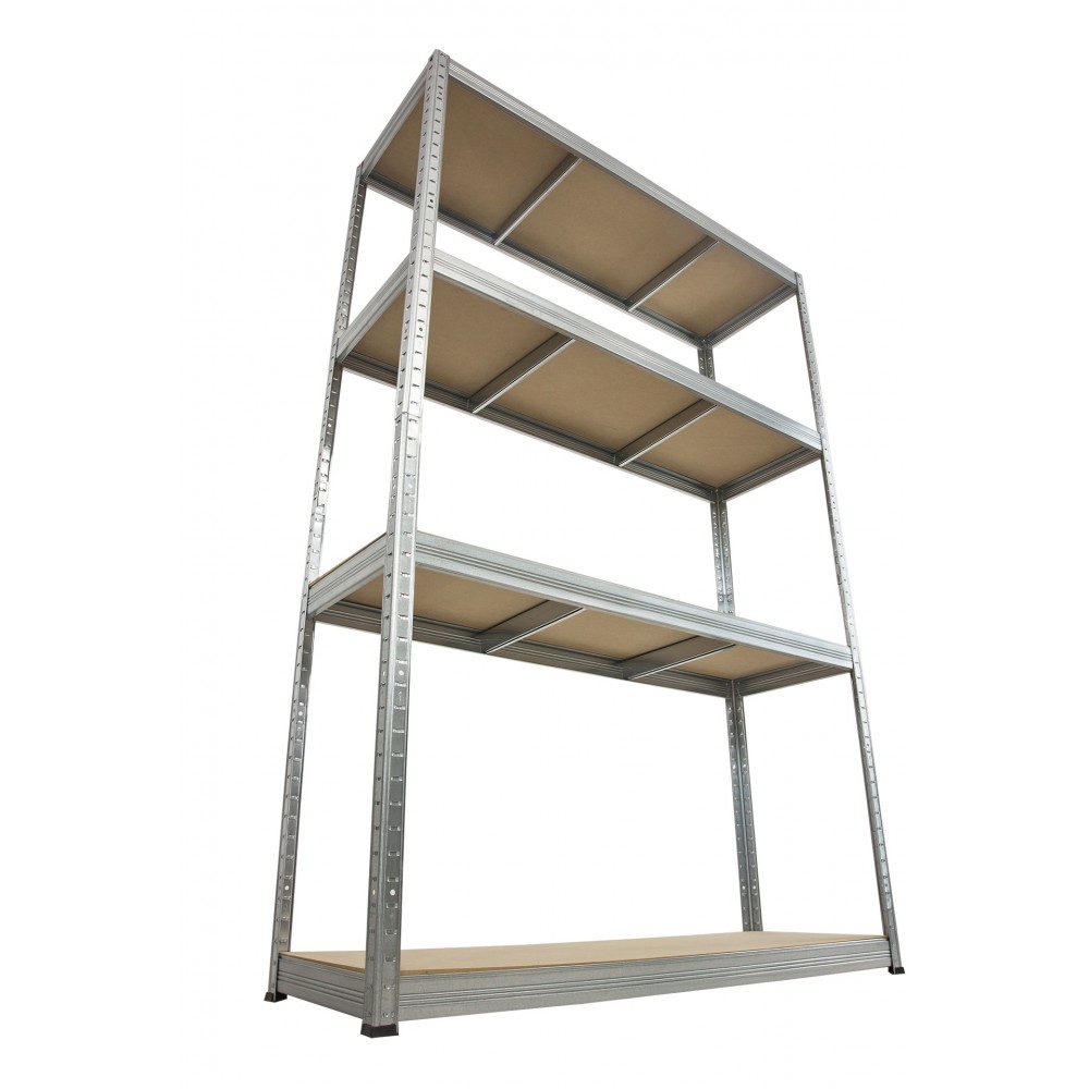 Regał Helios 180x75x45 cm 4 półki/350kg Ocynkowany