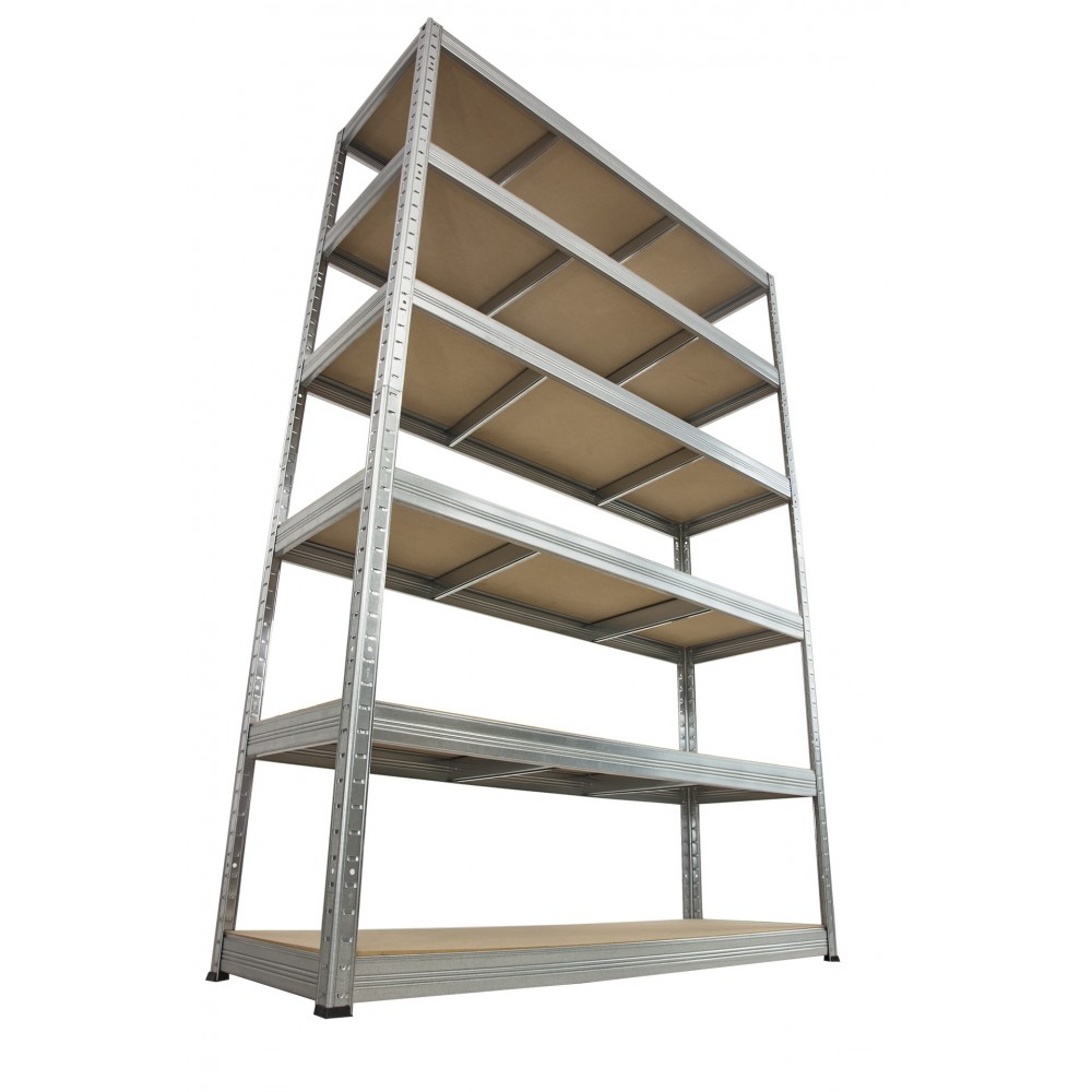 Regał Helios 196x100x45 cm 6 półek/350kg Ocynkowany