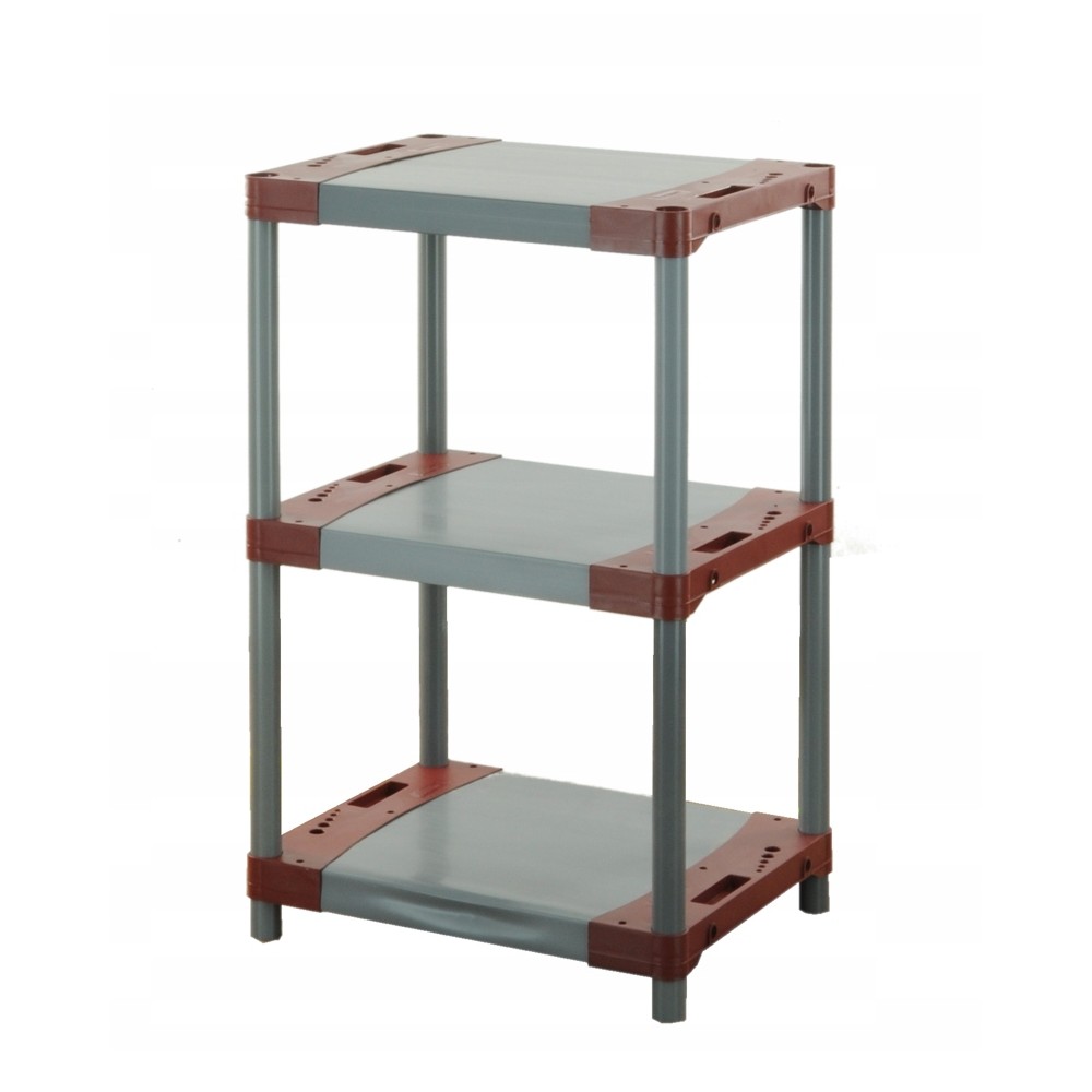 Regał plastikowy garażowy TYTAN-3_060_CZER