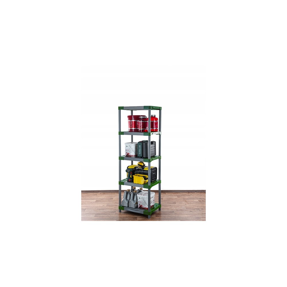 Regał plastikowy do piwnicy TYTAN-5_070_ZIEL
