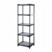 Regał plastikowy do piwnicy TYTAN-5_070_SZAR
