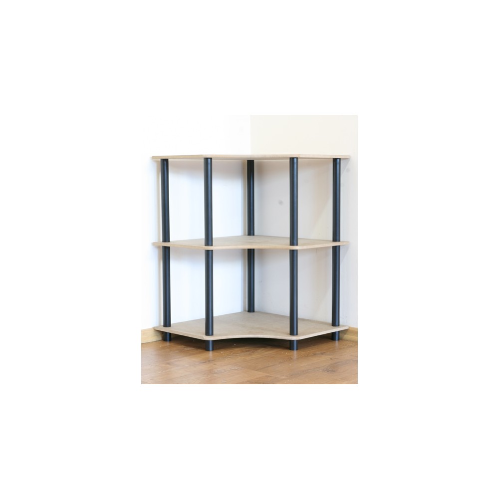 Systemowy Regał Biurowy 74x56x56 cm – DEDAL BLACK-3W_B