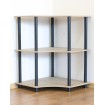 Systemowy Regał Biurowy 74x56x56 cm – DEDAL BLACK-3W_B